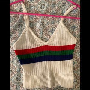 One size women’s fitted crop top